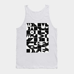 My Favorite Geometric Patterns No.18 - Black Tank Top